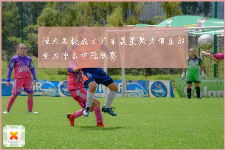 恒大足校成立广东晨星聚力俱乐部全力冲击中冠联赛